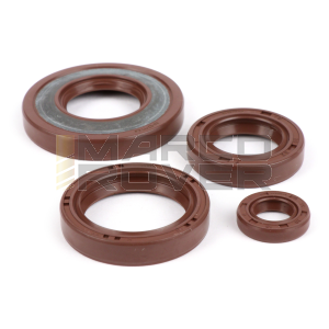Engine oil seal kit - BGM PRO , FKM / Viton for Vespa Smallframe 20 mm PK 50 , XL , PK 125