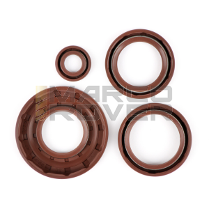 Engine oil seal kit - BGM PRO , FKM / Viton for Vespa Smallframe 24 mm PK 125 , XL2