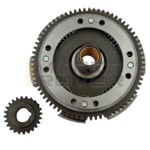 Bell gears 24-72 FRT BFA OVER 40HP with DRAG basket and reinforced DRAG cotter for Vespa 50, 90, 125 ET3 Primavera, PK