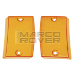 Plastiche gemme frecce anteriori arancio SIEM omologate per Vespa PK 50 s  , 125 , 80 , 100 , 125 S