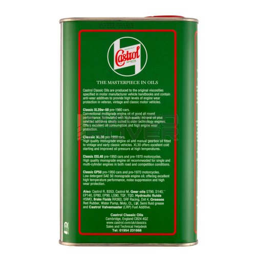 CASTROL CLASSIC XL SAE 30 engine / gearbox oil 1 LITER