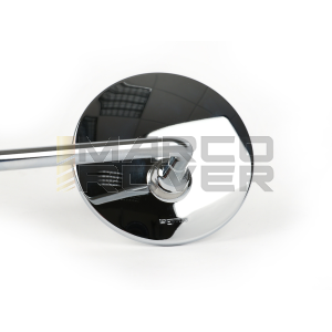 BGM PRO rearview mirror ÃƒËœ=105mm, 250mm rod - left, chrome