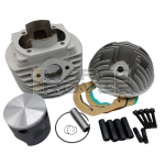 Cylinder kit VMC ET6 - 60 144 cc ÃƒËœ 60 mm and stroke 51 mm for Vespa Smallframe , side die-cast spark plug head