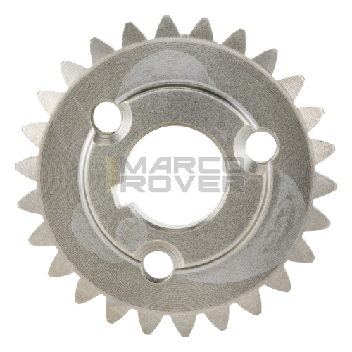 Pignone z= 26 per rapporti  27 - 69 POLINI EVOLUTION denti dritti, per Vespa 50, 90, 125 ET3 Primavera, PK