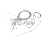 BGM PRO cable and conduit kit with PE insert for Vespa PX 125 , 150 , 200 , PE