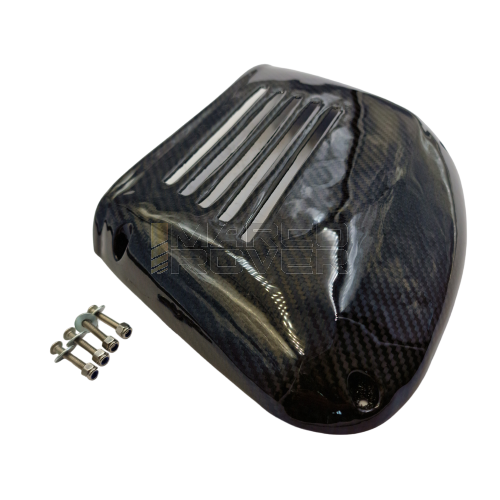 Sportello laterale bandina in CARBONIO per Vespa 50 , 90 , 125 , ET3 , Primavera