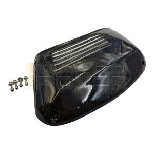 Sportello laterale bandina in CARBONIO per Vespa 50 , 90 , 125 , ET3 , Primavera