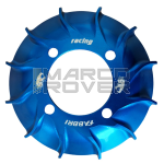 Ventola FABBRI RACING lavorata in CNC ricavata dal pieno per accensione POLINI - blu