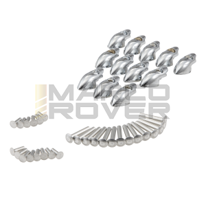 Kit striscie pedana per vespa 50 special - HIGH QUALITY - Puntalini cromati 