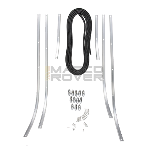 Kit striscie pedana per vespa 50 special - HIGH QUALITY - Puntalini cromati 