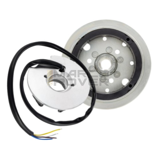 Volano completo VMC cono 19 rivettato , 1,4 Kg per accensione Vespa Smallframe