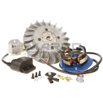 PARMAKIT electronic ignition 20mm cone, 1Kg, IDM flywheel, gray fan, Vespa Smallframe
