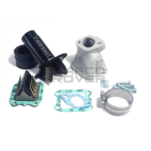 Collettore aspirazione lamellare al carter PARMAKIT SP Ø28-30 Vespa 50, Special, 90, 125 ET3 Primavera