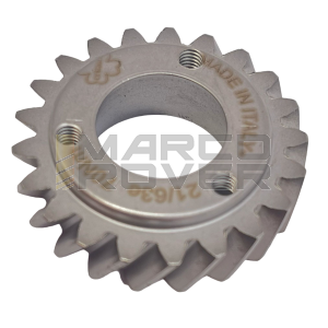 Pignone primaria z=21 CRIMAZ per rapporti 22-63 denti elicoidali Vespa 50, 90, 125 ET3 Primavera, PK