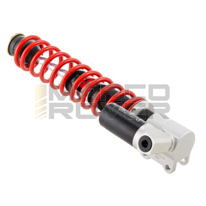 Ammortizzatore anteriore YSS Vespa PX , 125-150-200 , PE - corpo NERO molla ROSSA