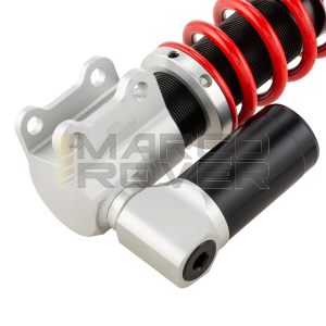 Ammortizzatore anteriore YSS Vespa PX , 125-150-200 , PE - corpo NERO molla ROSSA