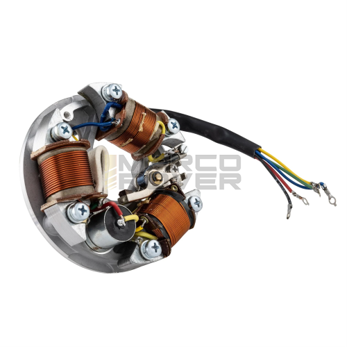 Statore SIP 6V / 25W per Vespa 50 R , Special , SS , 90 , 125 , ET3 , Primavera - con freccia