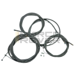 Reinforced cables and conduits kit for gearbox , clutch , throttle and front brake vezzola racing for Vespa 50 special l n r 125 primavera , ET3