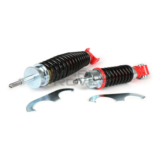 Kit coppia ammortizzatori ROSSI anteriore e posteriore SPORT TUNING per Vespa 50 , 90 , 125 ET3 Primavera 