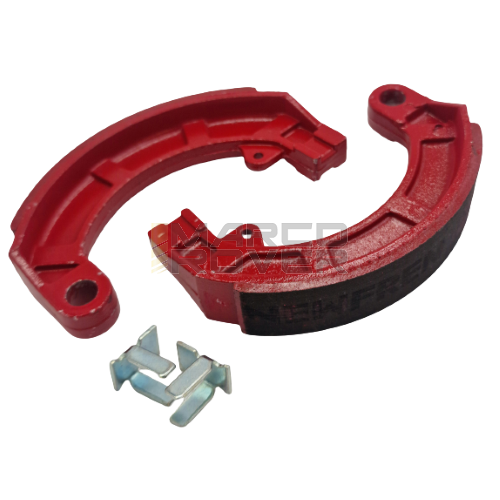Ganasce freno NEWFREN PRO RACE posteriori Vespa 50 Special, 125 ET3 Primavera - ROSSE