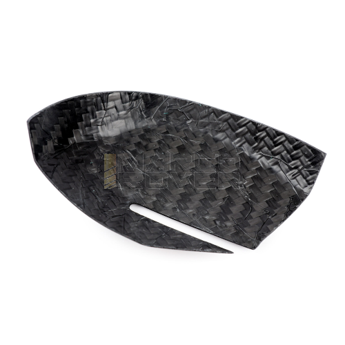 Protezione in fibra di carbonio TOMAS COMPOSITI carter motore QUATTRINI per Vespa 50, 90, 125 ET3 Primavera, PK