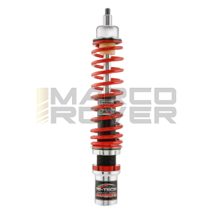 Ammortizzatore anteriore CARBONE Hi-Tech cromato registrabile per Vespa PX - PE 125-150-200