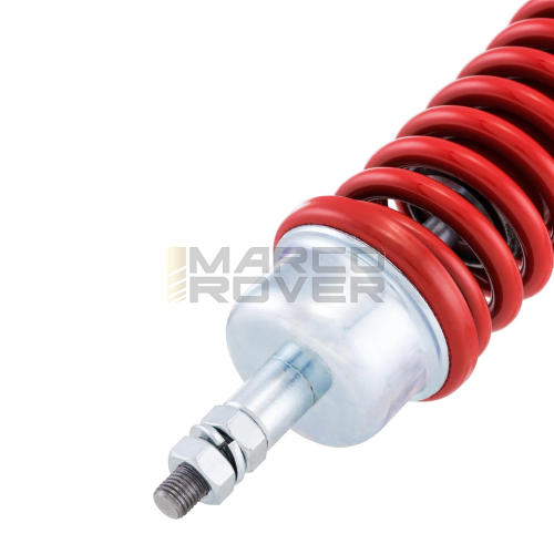 Ammortizzatore anteriore CARBONE Sport per Vespa 50 , PK ,  90 , 125 , ET3 , Primavera - rosso