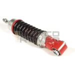 Ammortizzatore anteriore ROSSO E NERO regolabile  CARBONE versione Sport per Vespa 50 , PK , 90 , 125 , ET3 Primavera