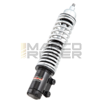Ammortizzatore anteriore NERO con molla CROMATA CARBONE rinforzato Sport per Vespa ET2 , ET4 , LX , LXV  , S 50-150ccm