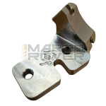 Aluminum CNC sheath retainer plate for RAPID mounting vespa 50 special handlebar- Vezzola Racing