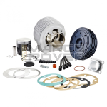 Kit cilindro VMC 187cc CRONO Vespa 125 PX, TS, Sprint V. in alluminio, d.63 corsa 60 - TESTA CENTRALE 