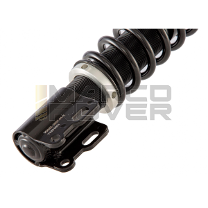 Ammortizzatore YSS Mono X-Pro anteriore per Vespa P80 - 150x , P200E , PX80-200E , LUSSO , '98  T5, corpo nero molla nera