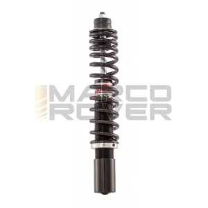 Ammortizzatore YSS Mono X-Pro anteriore per Vespa P80 - 150x , P200E , PX80-200E , LUSSO , '98  T5, corpo nero molla nera