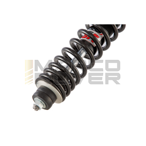 Ammortizzatore YSS Mono X-Pro anteriore per Vespa P80 - 150x , P200E , PX80-200E , LUSSO , '98  T5, corpo nero molla nera
