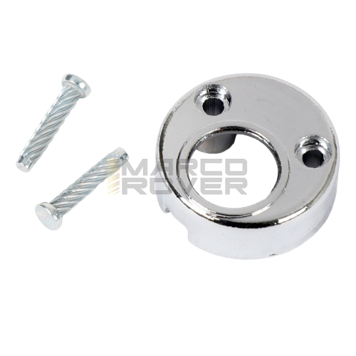 Cover coperchietto CROMATO per blocca sterzo per Vespa 50 Special 125 - APE TMP 50 completo