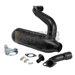 VMC SILURO SUPER SPORT Muffler For Vespa Small Frame - 62 mm attachment for Vespa 50 Special L N R 125 primavera et3 PK