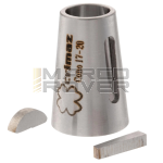 Cono di riduzione CRIMAZ per accoppiare volano cono 20 su albero motore Vespa GL, Sprint, GT, GTR, Sprint Veloce cono 17 - adattatore 