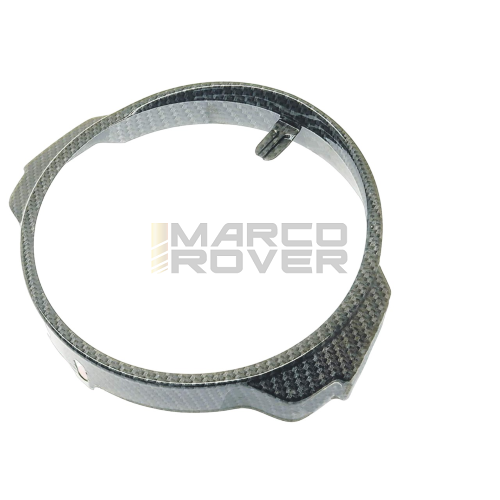 Cornice fanale in ferro " CARBONE LOOK "per fanale anteriore VESPA PX PE ARCOBALENO