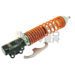 BLACK AND ORANGE front shock absorber and cpl. adjustable HI-TECH - VESPA AUTOMATICA GT/GTS/GTV