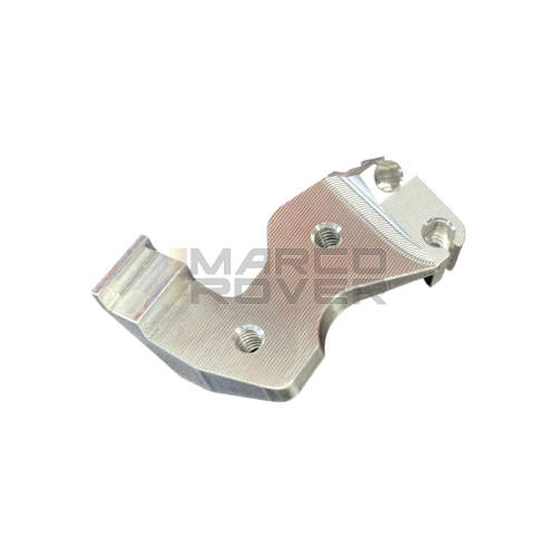Piastra ferma guiaine CNC in alluminio per manubrio ET3 con rapido - Vezzola racing