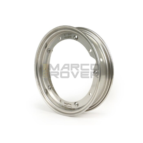 Cerchio ruota -BGM PRO 2.10-10 pollici- Vespa (tipo PX) - Vespa Smallframe V50, 50N, Special, PV, ET3, PK50-125 (S/XL/XL2), Largeframe PX, T5, Sprint, Rally, GT/GTR, LML Star, Deluxe - acciaio inox