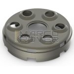 Reinforced clutch basket with ring for 7-spring Largeframe clutches with induction treatment