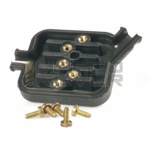 Scatola fili derivazione impianto elettrico Vespa 50, Special, 90, 125 Primavera, ET3,- con viti contatti avvitati