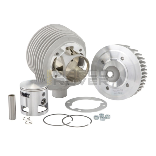 KIT CILINDRO PINASCO VESPA GT 177 "MAGNY COURS S2", 2 TRAVASI, IN ALLUMINIO