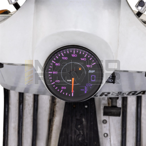Contachilometri e contagiri SIP TACHO KARACHO per Vespa PX Arcobaleno, '98, MY, '11, 16.000rpm, colore quadrante: nero
