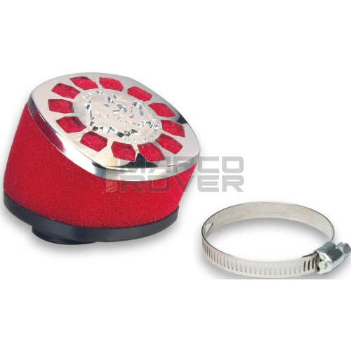 Filtro aria  RED FILTER E14 con Ø 38 inclinato 30° per carburatori PHBL 22