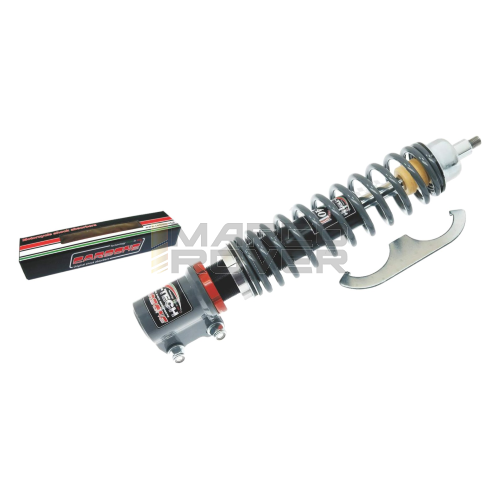 Ammortizzatore anteriore - GRIGIO "RS"  Carbone "HI TECH" REGISTRABILE  per VESPA  PX - PXE 125-150-200  - PX ARCOBALENO - PX 125-150 FRENO A DISCO - 125 T5