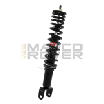 BLACK rear shock absorber YSS Vespa 50, ET3 Primavera, Super, Sprint, GT, Rally, PX, T5
