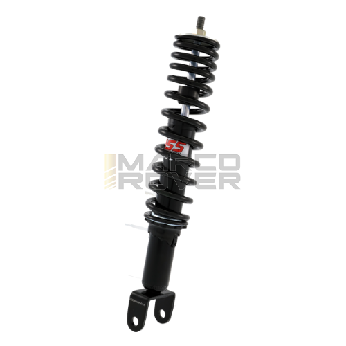 Ammortizzatore posteriore NERO YSS Vespa 50, ET3 Primavera, Super, Sprint, GT, Rally, PX, T5 