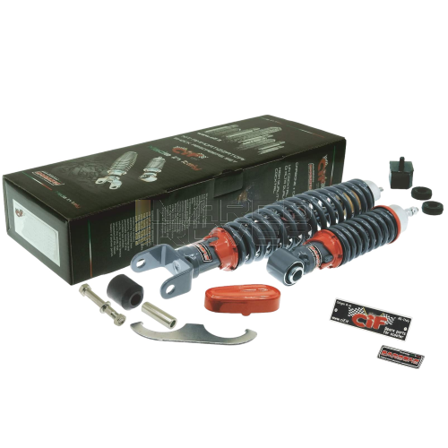 Kit coppia ammortizzatori " SPORT RS " anteriore e posteriore   per Vespa 50 Special L N R 125 primavera et3